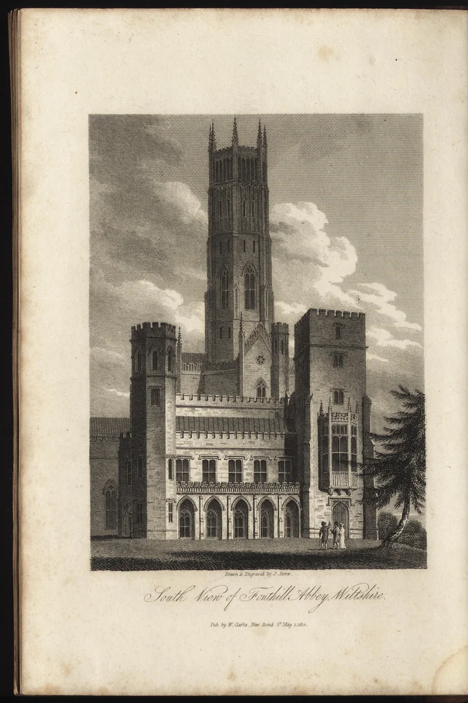 An illustration from A description of Fonthill Abbey, Wiltshire : illustrated by views, drawn and engraved, 1812, leaf 27