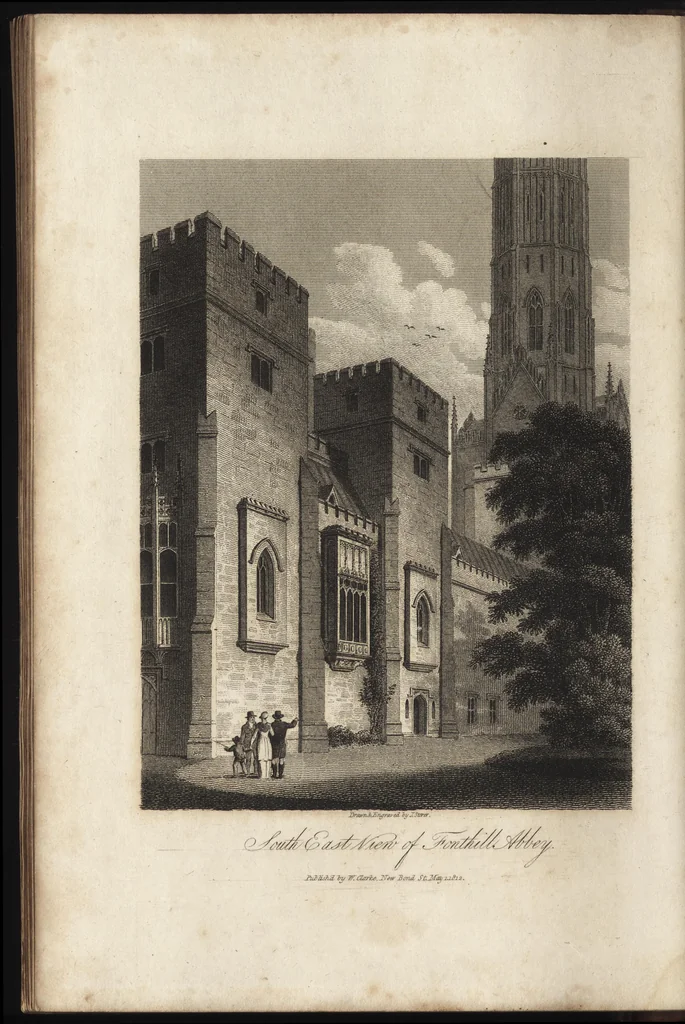 An illustration from A description of Fonthill Abbey, Wiltshire : illustrated by views, drawn and engraved, 1812, leaf 35