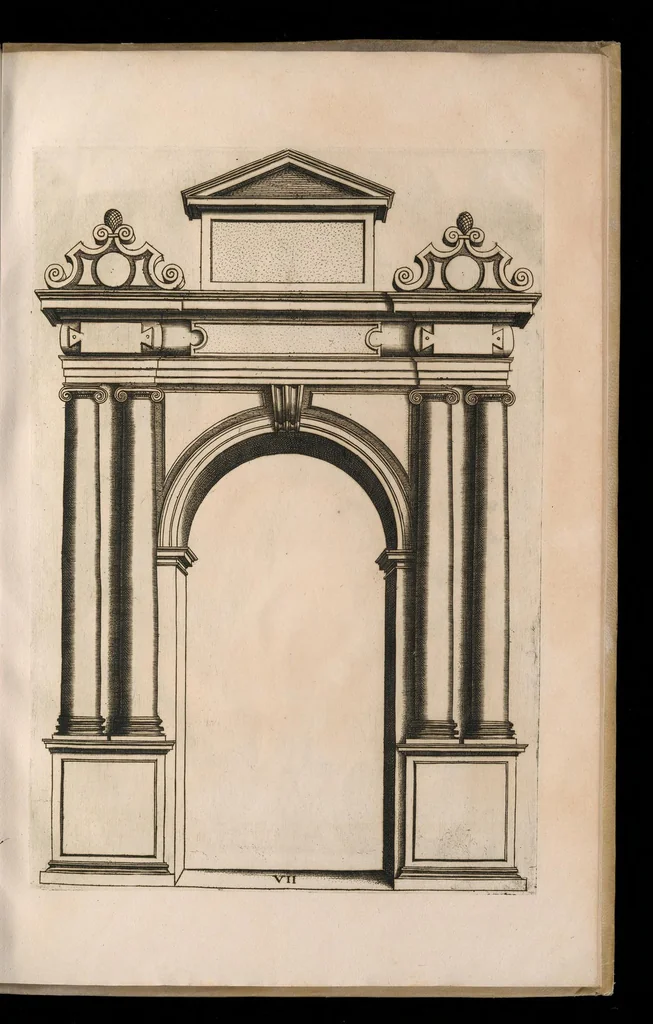 An illustration from Extraordinario libro di architettvra, 1551, leaf 100