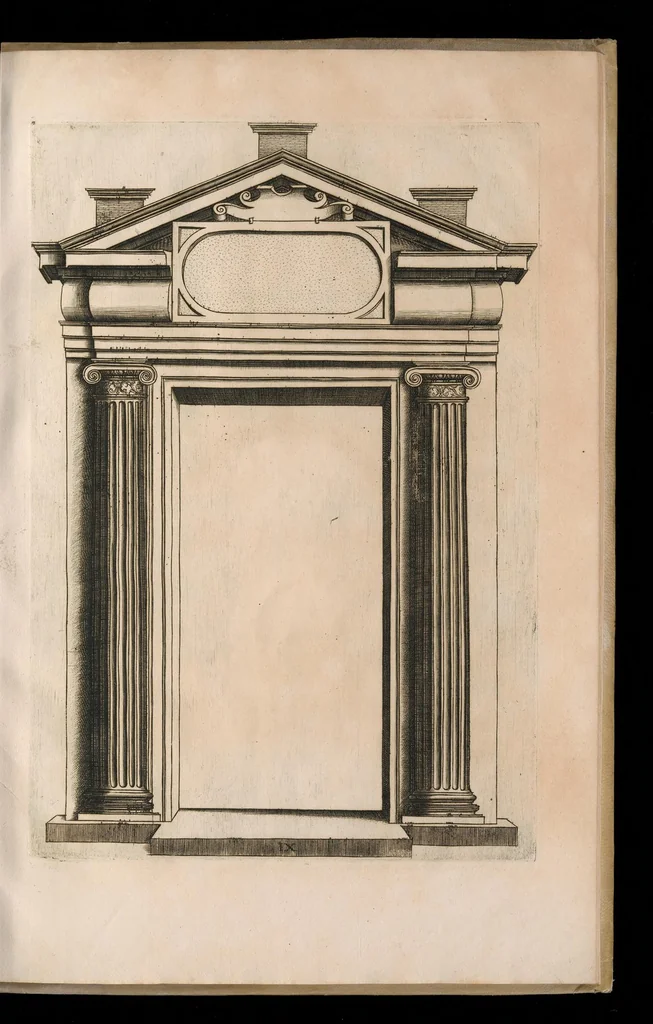An illustration from Extraordinario libro di architettvra, 1551, leaf 104