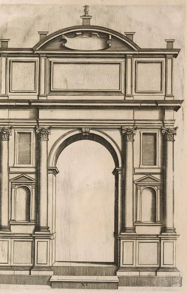 An illustration from Extraordinario libro di architettvra, 1551, leaf 108