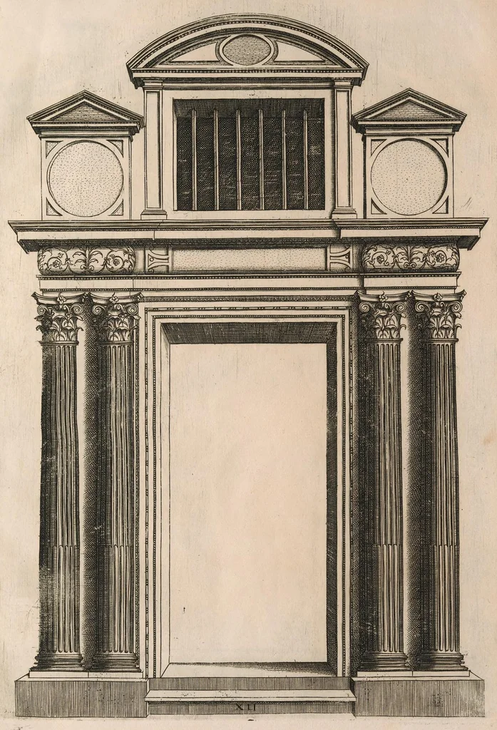 An illustration from Extraordinario libro di architettvra, 1551, leaf 110