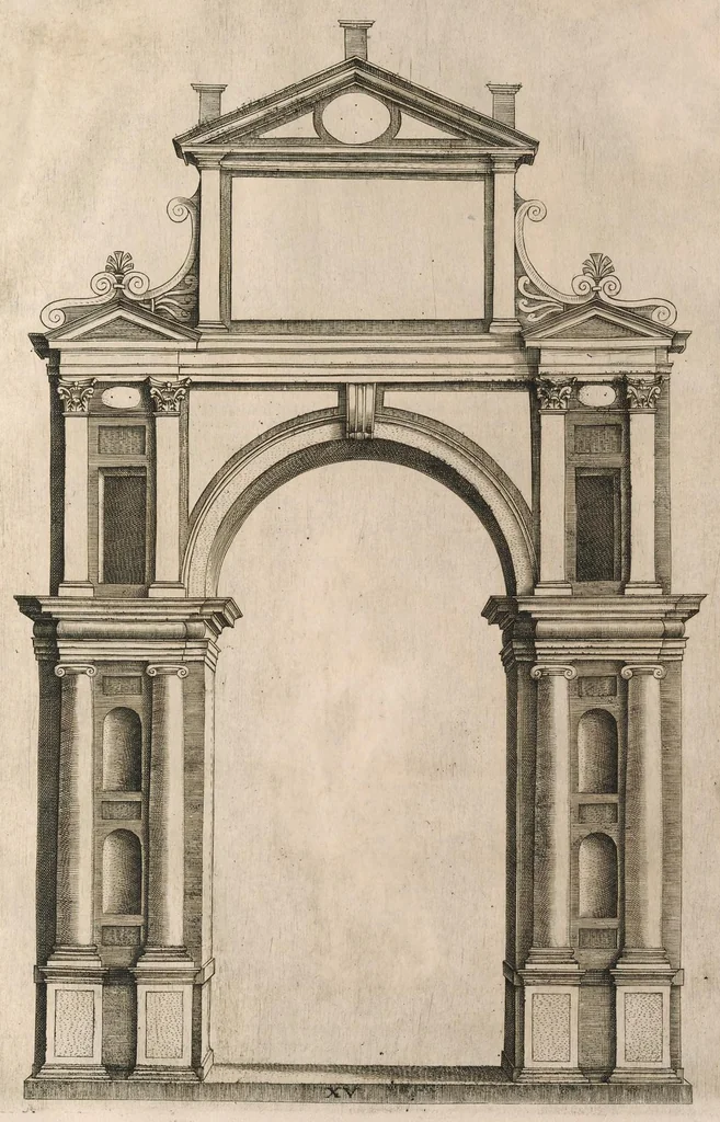 An illustration from Extraordinario libro di architettvra, 1551, leaf 116