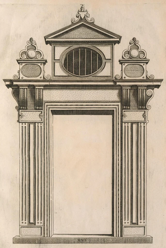 An illustration from Extraordinario libro di architettvra, 1551, leaf 118