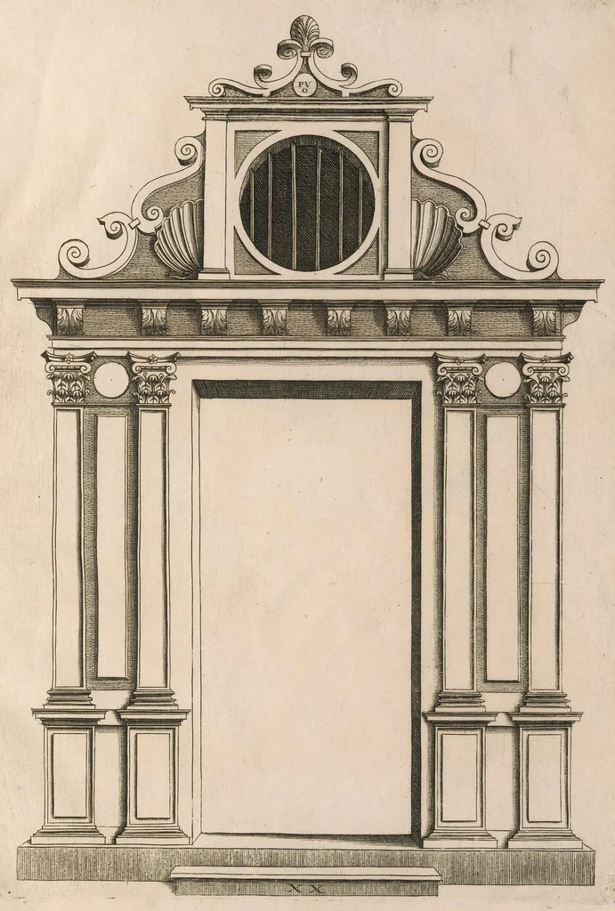 An illustration from Extraordinario libro di architettvra, 1551, leaf 126