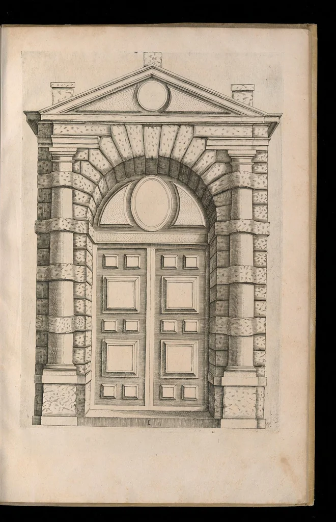 An illustration from Extraordinario libro di architettvra, 1551, leaf 16