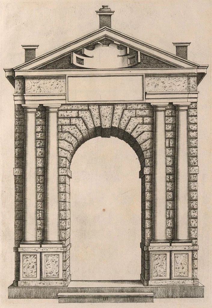 An illustration from Extraordinario libro di architettvra, 1551, leaf 20