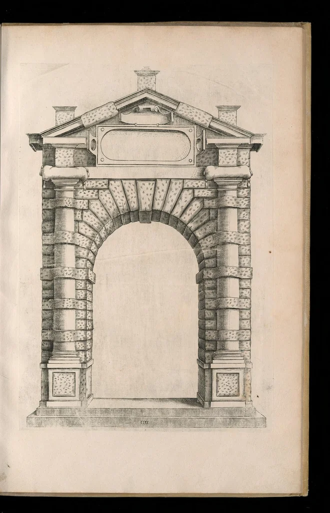 An illustration from Extraordinario libro di architettvra, 1551, leaf 22