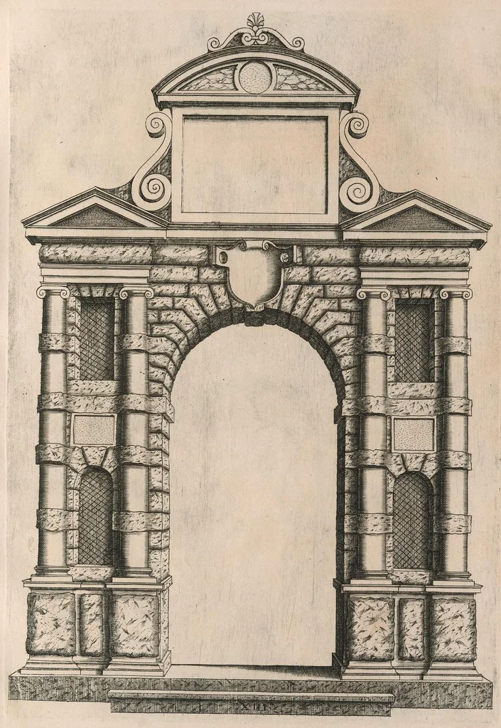 An illustration from Extraordinario libro di architettvra, 1551, leaf 40