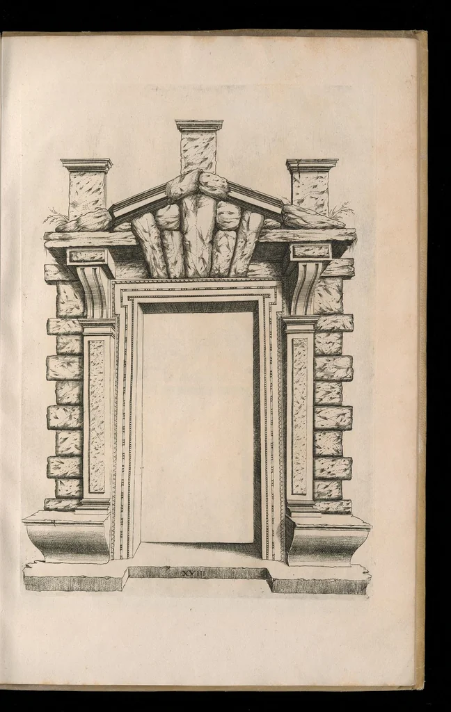 An illustration from Extraordinario libro di architettvra, 1551, leaf 50