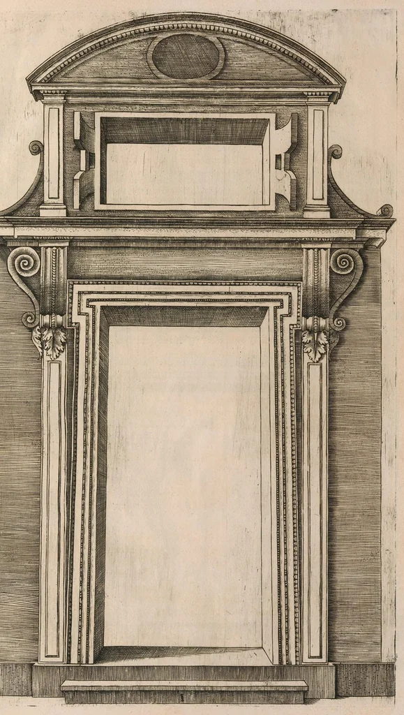 An illustration from Extraordinario libro di architettvra, 1551, leaf 88