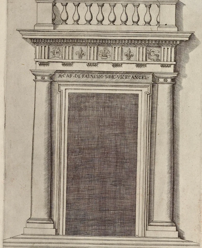 An illustration from Regola delli cinque ordini d' architettura, 1607, leaf 74