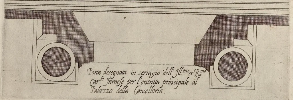 An illustration from Regola delli cinque ordini d' architettura, 1607, leaf 74