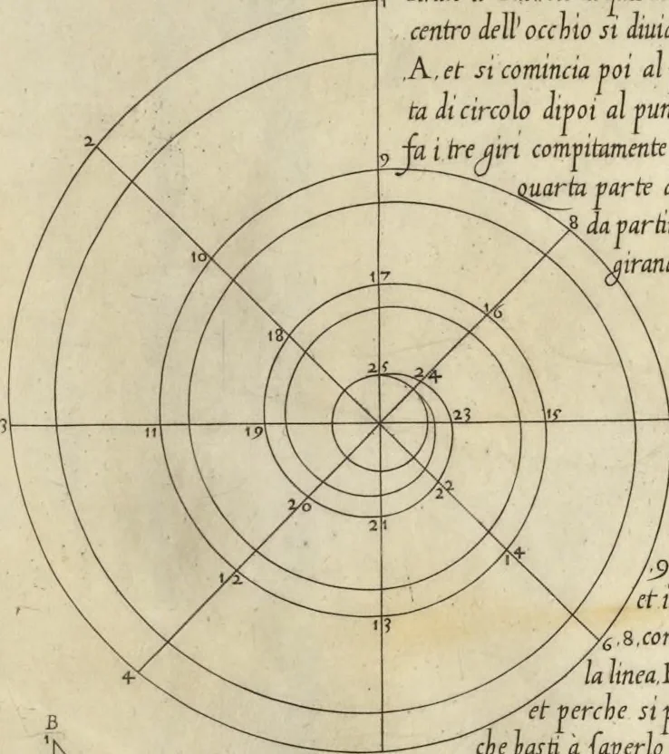 An illustration from Regola delli cinqve ordini d'architettvra, 1563, leaf 42