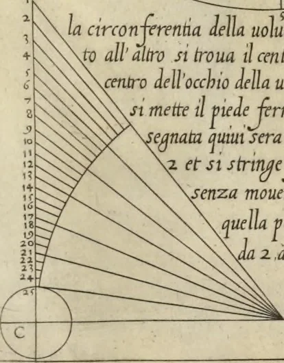 An illustration from Regola delli cinqve ordini d'architettvra, 1563, leaf 42