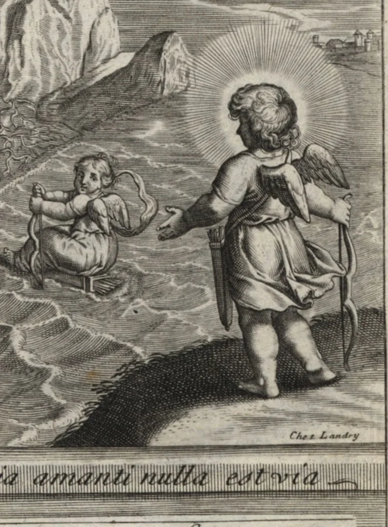 An illustration from Emblemes de l'amour diuin, 1600, leaf 104
