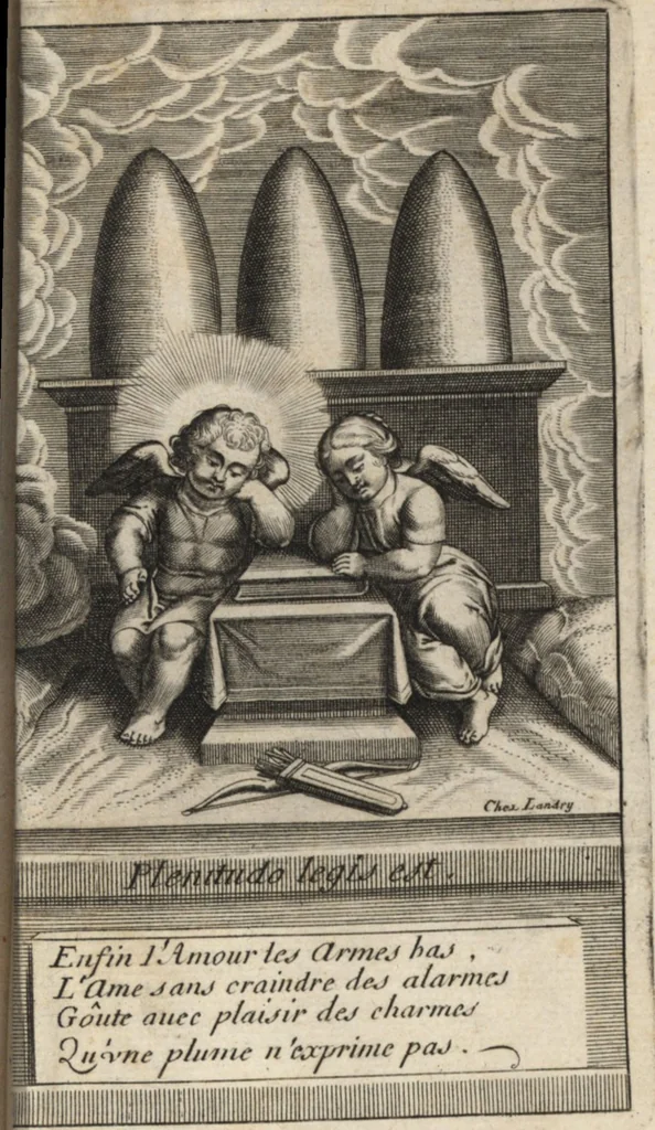 An illustration from Emblemes de l'amour diuin, 1600, leaf 128