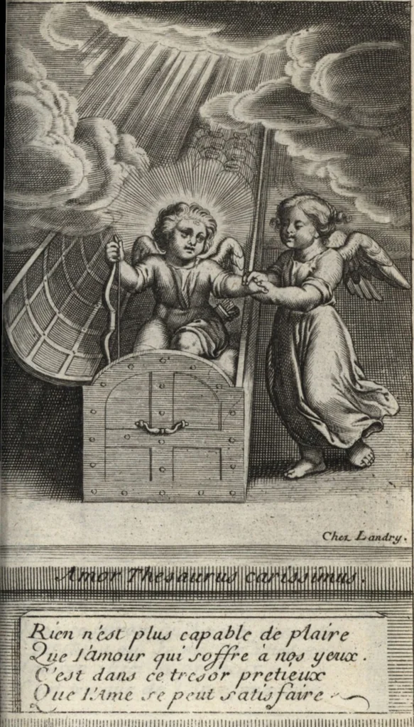 An illustration from Emblemes de l'amour diuin, 1600, leaf 26