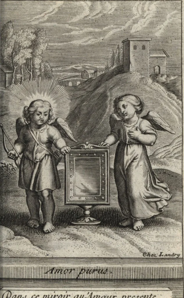 An illustration from Emblemes de l'amour diuin, 1600, leaf 28