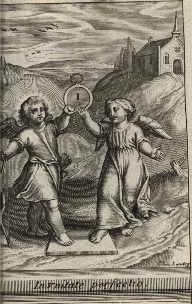 An illustration from Emblemes de l'amour diuin, 1600, leaf 30