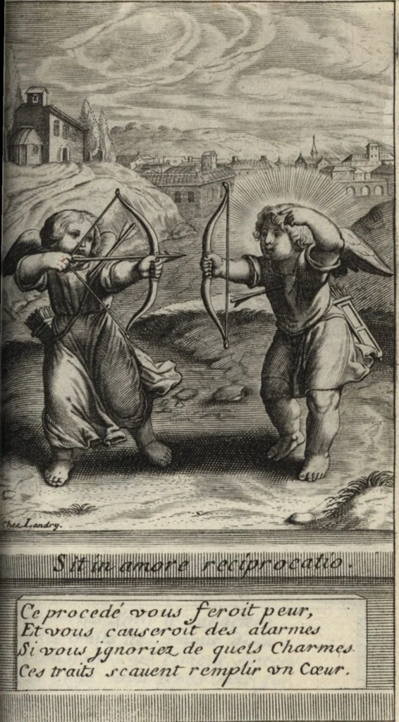 An illustration from Emblemes de l'amour diuin, 1600, leaf 34