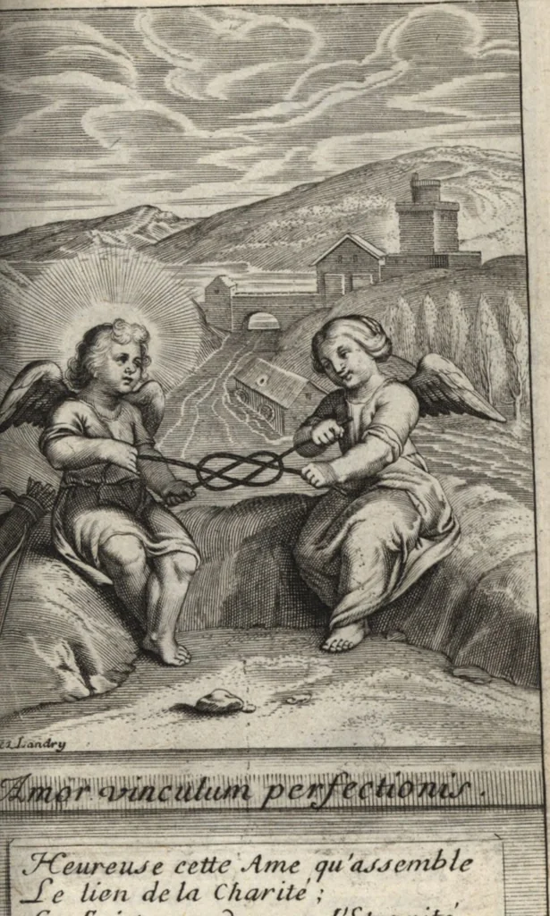 An illustration from Emblemes de l'amour diuin, 1600, leaf 46