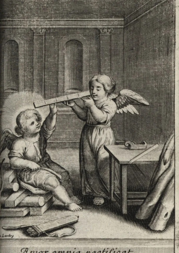 An illustration from Emblemes de l'amour diuin, 1600, leaf 72
