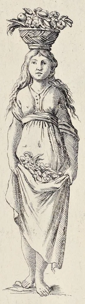An illustration from Alfabeto in sogno : esemplare per disegnare, 1683, leaf 22