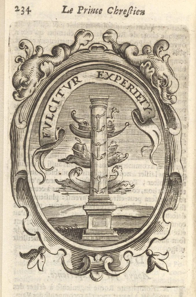 An illustration from Le prince chrestien et politique, 1670, leaf 263