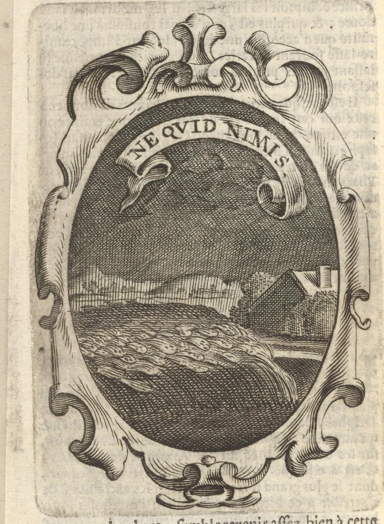 An illustration from Le prince chrestien et politique, 1670, leaf 347