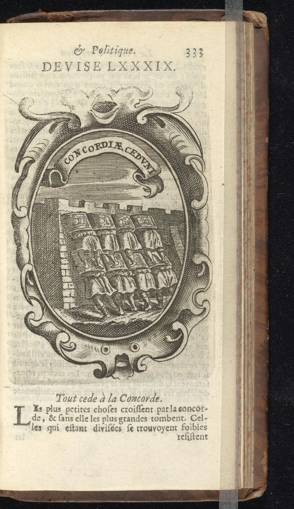 An illustration from Le prince chrestien et politique, 1670, leaf 346