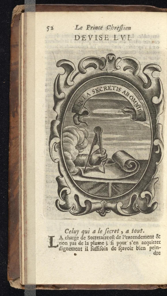 An illustration from Le prince chrestien et politique, 1670, leaf 65