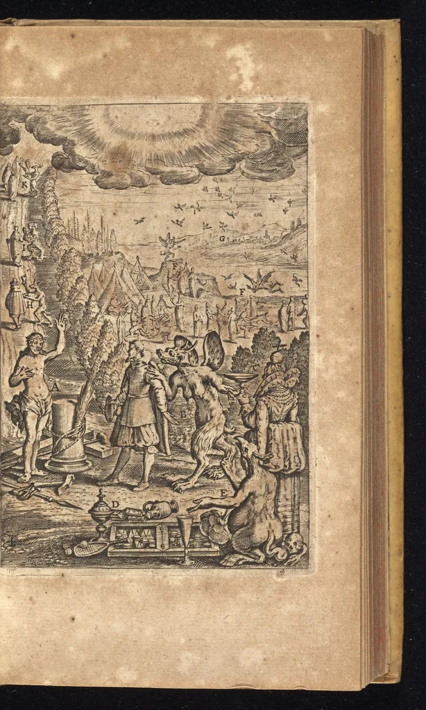 An illustration from AntonI Sucquet è Societate Iesu Via vitae aeternae, 1665, leaf 184