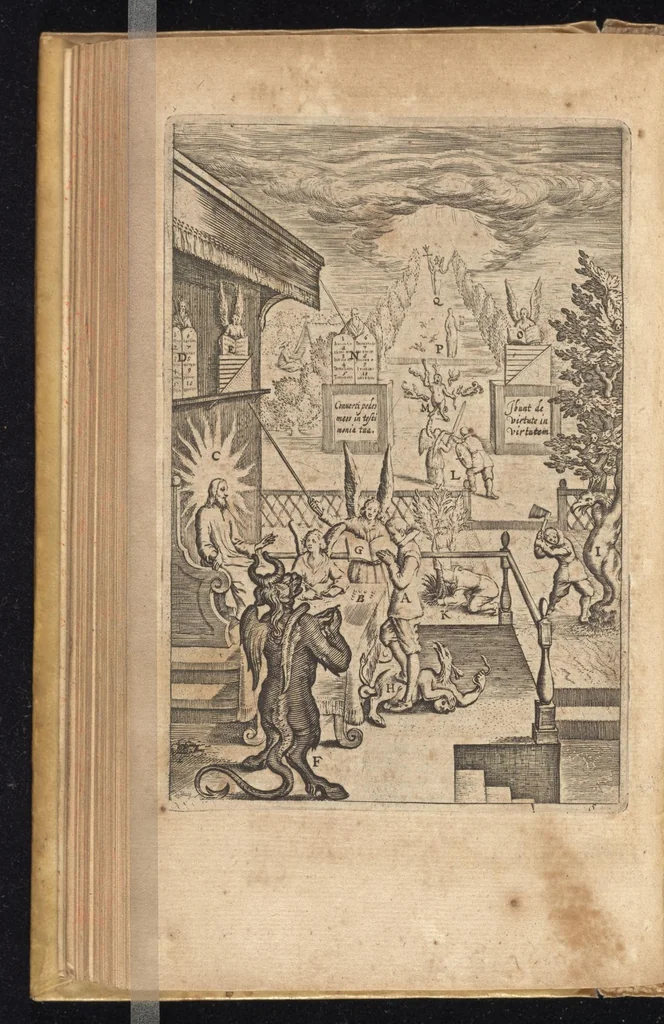 An illustration from AntonI Sucquet è Societate Iesu Via vitae aeternae, 1665, leaf 217