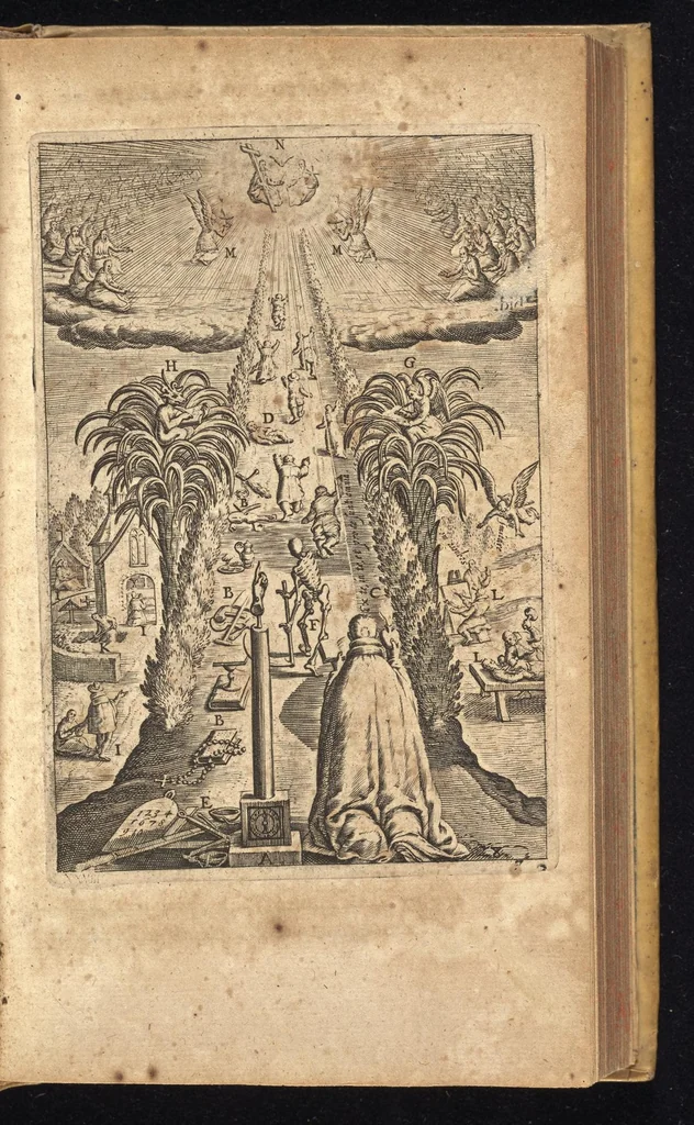 An illustration from AntonI Sucquet è Societate Iesu Via vitae aeternae, 1665, leaf 236