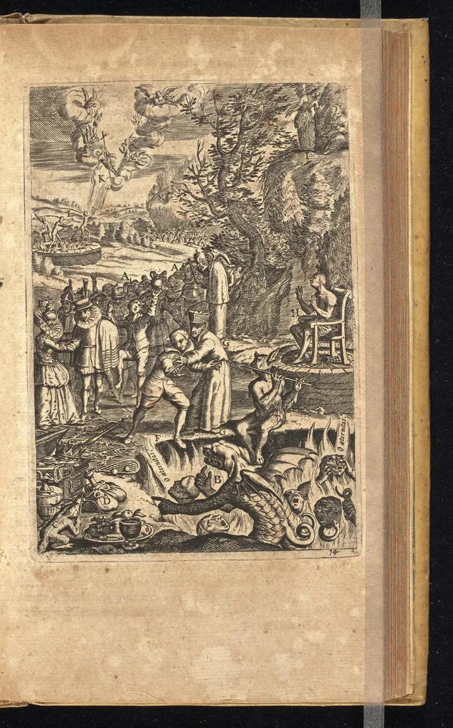 An illustration from AntonI Sucquet è Societate Iesu Via vitae aeternae, 1665, leaf 344