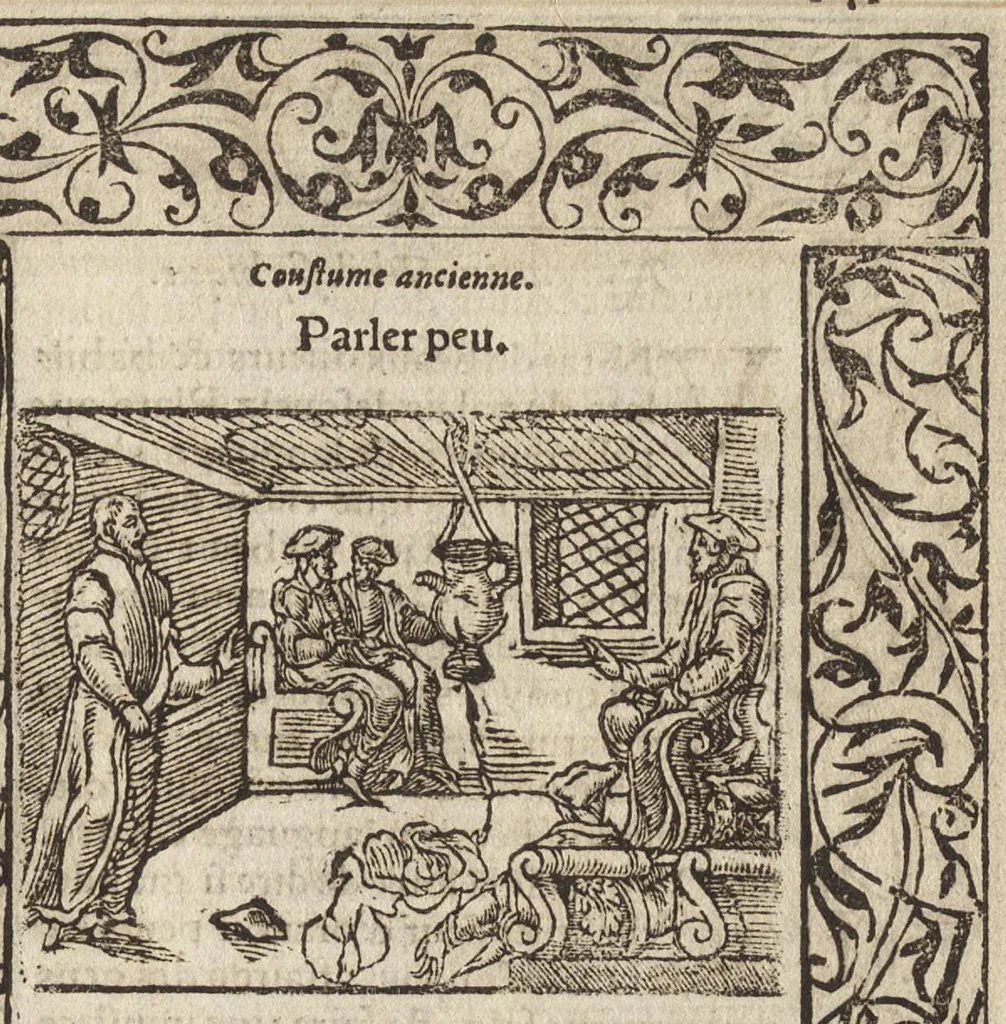 An illustration from Le pegme, 1560, leaf 146