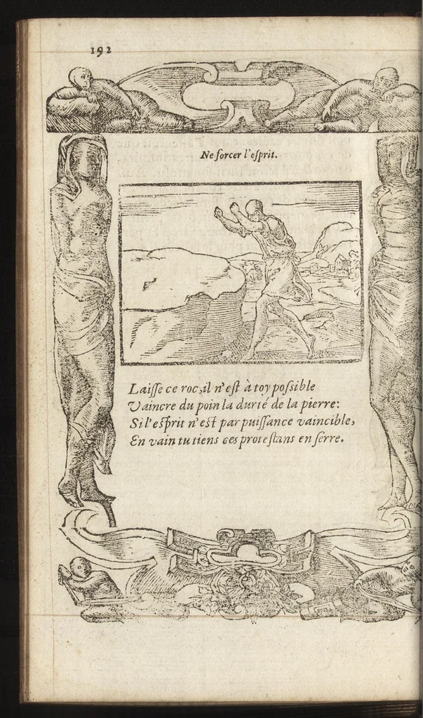 An illustration from Le pegme, 1560, leaf 197