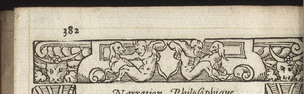 An illustration from Le pegme, 1560, leaf 387