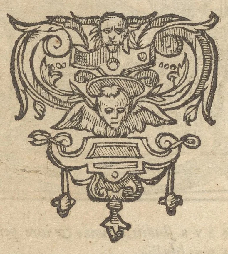 An illustration from Emblemata Andreæ Alciati I. C. clariss. Latinogallica : vnà cum succinctis argumentis, quibus emblematis cuiúsque sententia explicatur, ad calcem Alciati vita = Les emblemes Latin-Francois dv Seigneur Andre Alciat, excellent iurisconsulte, avec argumens succincts pour entendre le sens de chasque embleme, en fin est la vie d'Alcist : la version Françoise non encor veuë cy deuant, 1584, leaf 321
