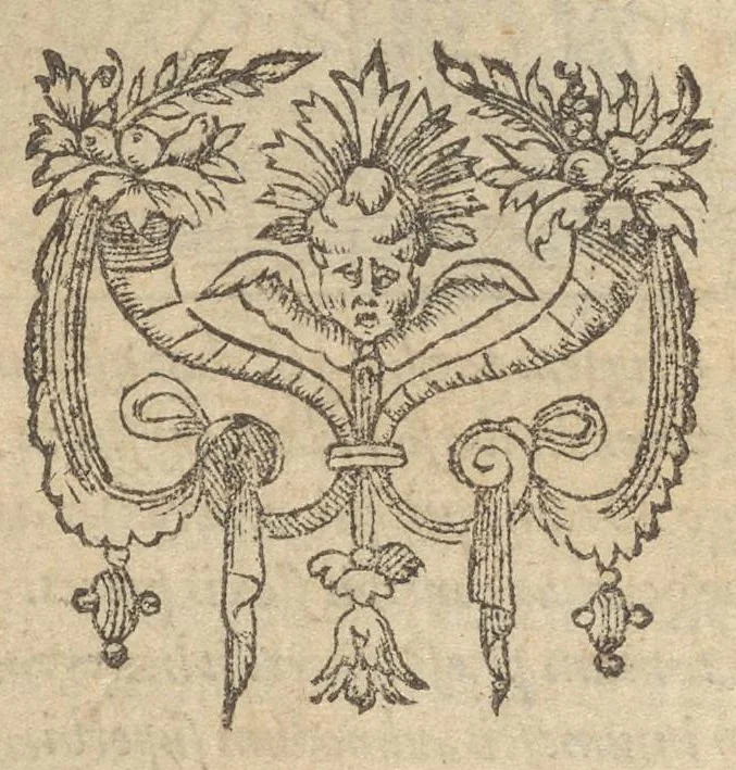 An illustration from Emblemata Andreæ Alciati I. C. clariss. Latinogallica : vnà cum succinctis argumentis, quibus emblematis cuiúsque sententia explicatur, ad calcem Alciati vita = Les emblemes Latin-Francois dv Seigneur Andre Alciat, excellent iurisconsulte, avec argumens succincts pour entendre le sens de chasque embleme, en fin est la vie d'Alcist : la version Françoise non encor veuë cy deuant, 1584, leaf 45