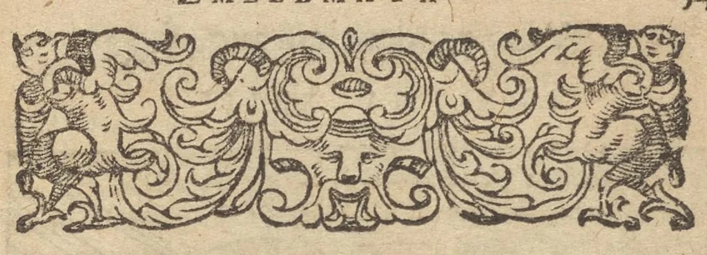An illustration from Emblemata Andreæ Alciati I. C. clariss. Latinogallica : vnà cum succinctis argumentis, quibus emblematis cuiúsque sententia explicatur, ad calcem Alciati vita = Les emblemes Latin-Francois dv Seigneur Andre Alciat, excellent iurisconsulte, avec argumens succincts pour entendre le sens de chasque embleme, en fin est la vie d'Alcist : la version Françoise non encor veuë cy deuant, 1584, leaf 90
