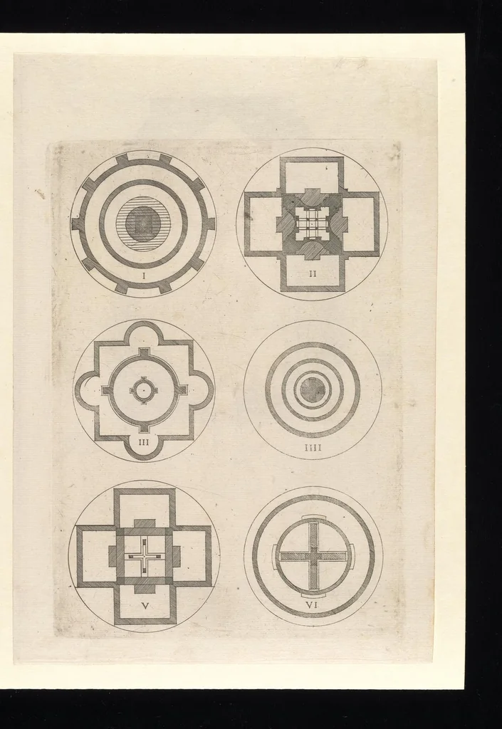 An illustration from Second livre d'architectvre, contenant plvsievrs et diverses ordonnances de cheminees, lvcarnes, portes, fonteines, puis, & pauillons, pour enrichir tant le dedans que le dehors de tous edifices. Auec les desseings de dix sepultures toutes differentes, 1561, leaf 106