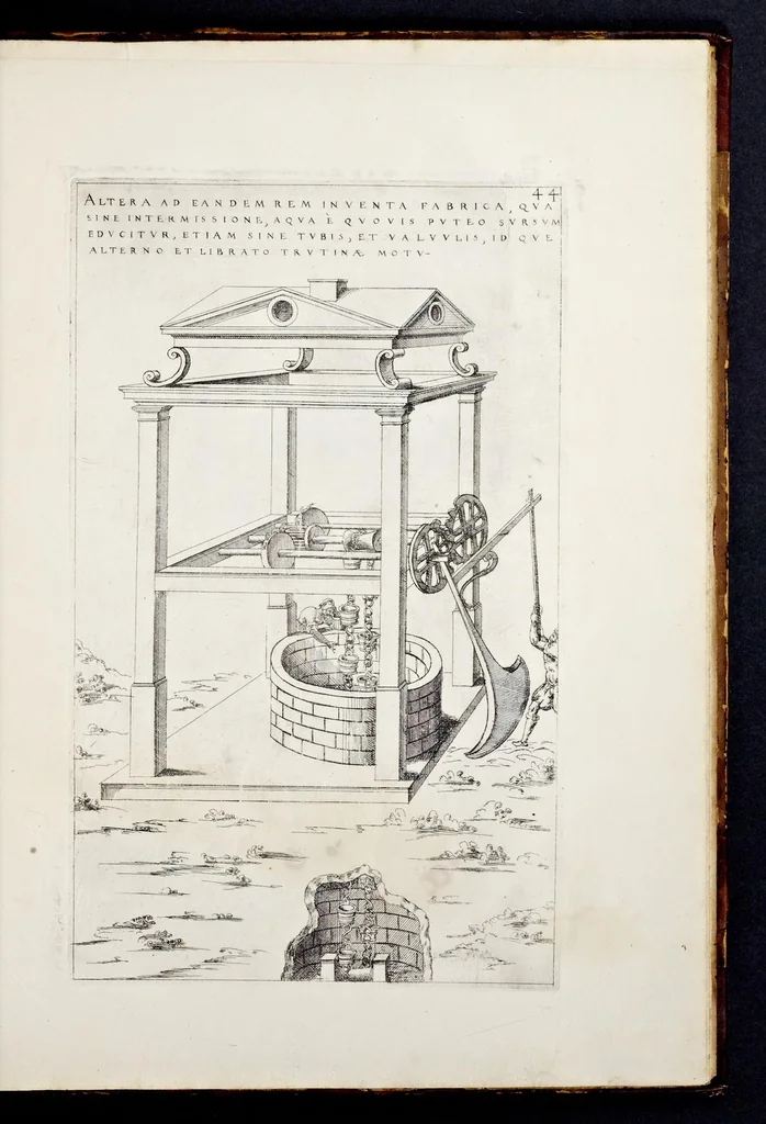 An illustration from Instrvmentorvm et machinarvm / Liber primus, 1569, leaf 106