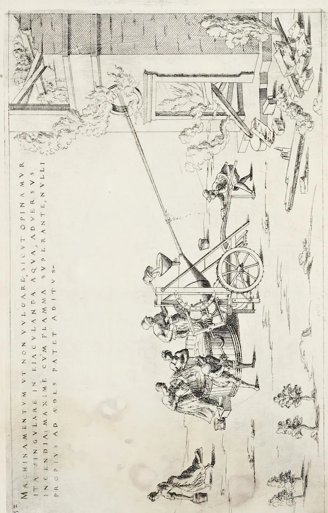 An illustration from Instrvmentorvm et machinarvm / Liber primus, 1569, leaf 122