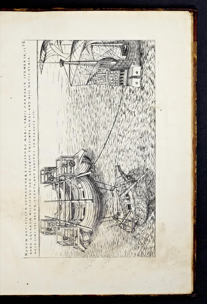 An illustration from Instrvmentorvm et machinarvm / Liber primus, 1569, leaf 134