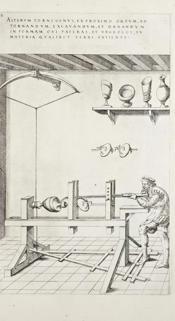 An illustration from Instrvmentorvm et machinarvm / Liber primus, 1569, leaf 32