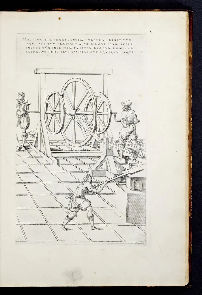 An illustration from Instrvmentorvm et machinarvm / Liber primus, 1569, leaf 40