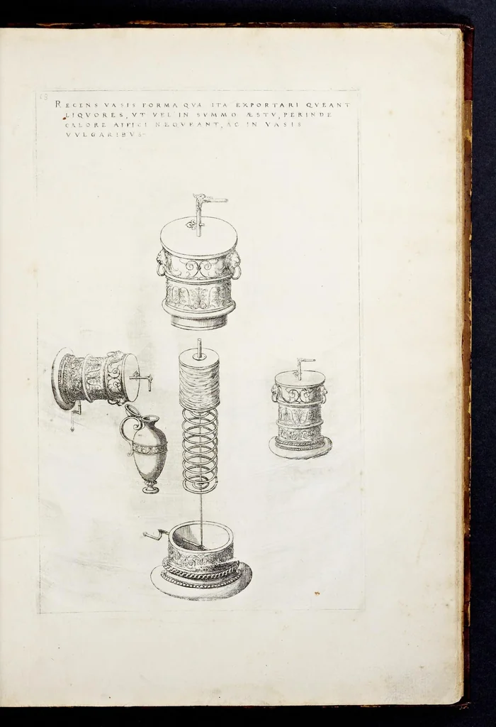 An illustration from Instrvmentorvm et machinarvm / Liber primus, 1569, leaf 52