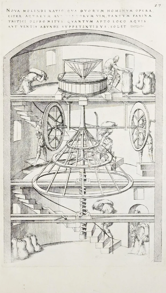 An illustration from Instrvmentorvm et machinarvm / Liber primus, 1569, leaf 70